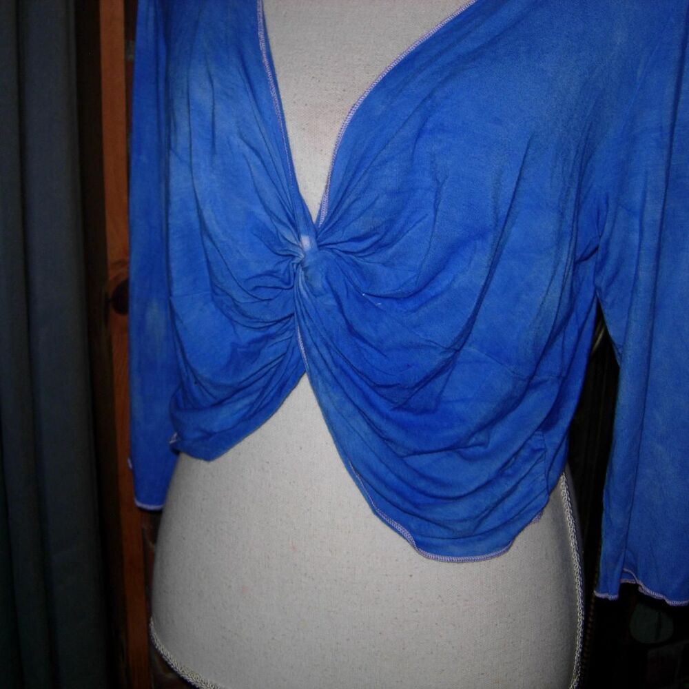 Cato Women's Blue Crop-top L - Picture 2 of 4